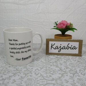 Dear Mom Ceramic Mug